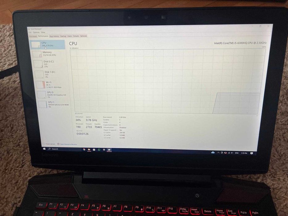 Laptop Lenovo Y700