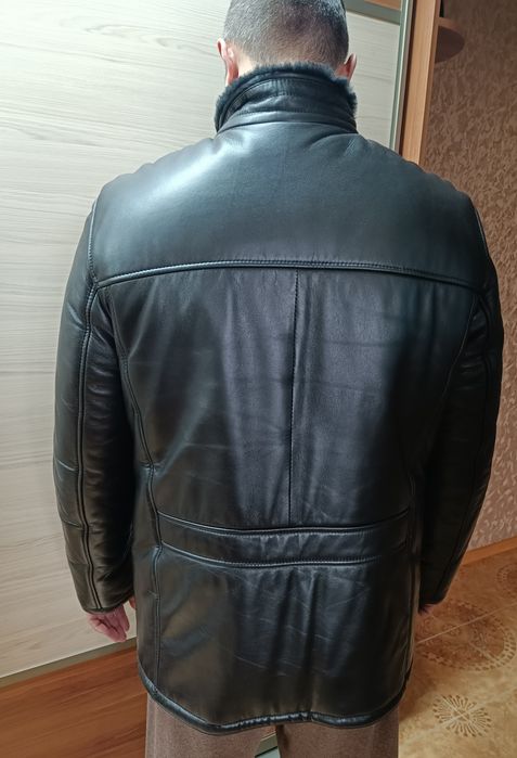 Мужская дублёнка в идеальном состоянии