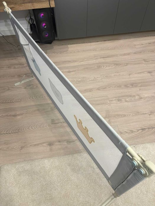 Set/bariere culisante de protectie pat, 160x200