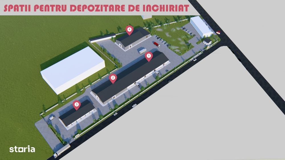 Hala depozitare, productie, showroom, de la 600mp la 1200mp, Tg. Neamt