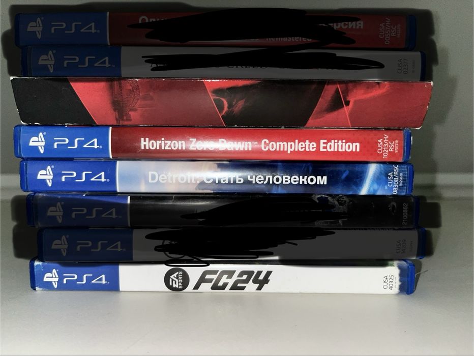 Диски на playstation 4