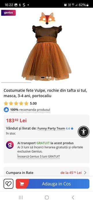 ROCHIȚĂ FETIȚĂ  Tul și tafta