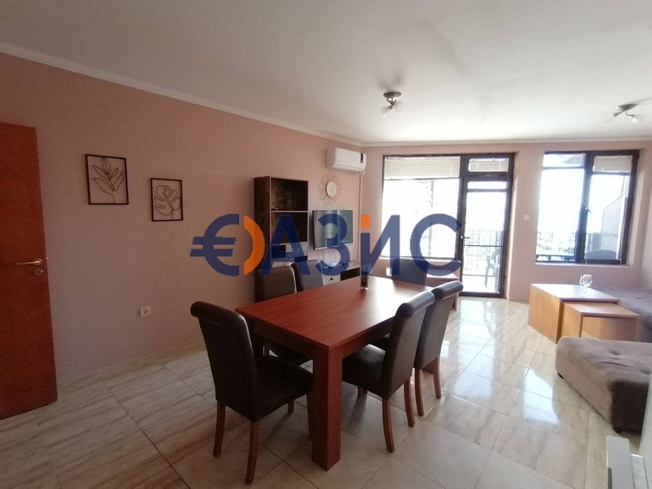 3-стаен апартамент с фронтална гледка към морето, 3-ти етаж, Воденица,