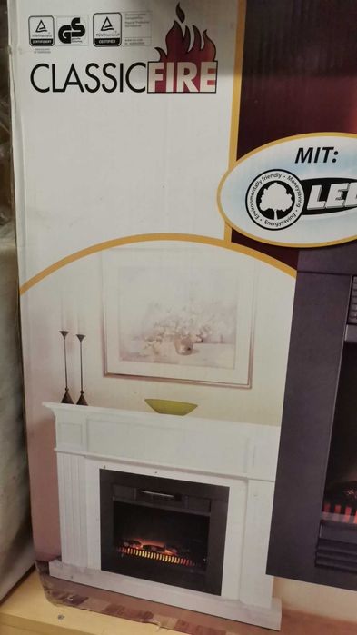 НОВА Електрическа камина с 3D ефект на пламъка - CHICAGO