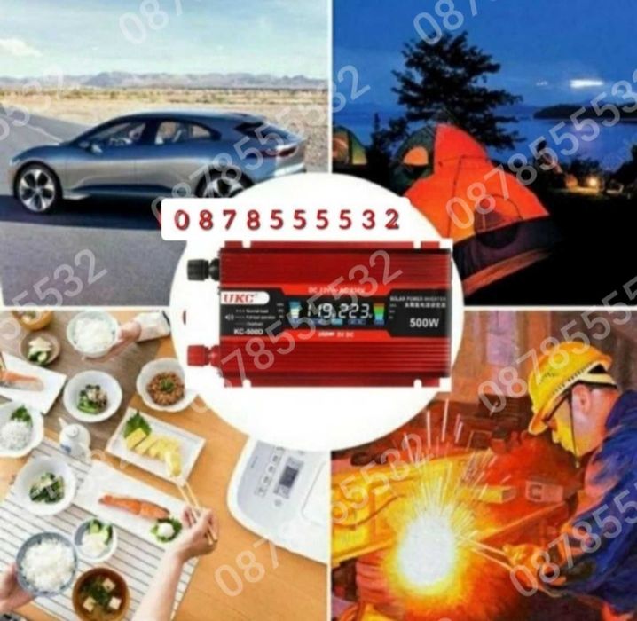 Инвертор за Автомобил на 12v/220v 500/1000/2000/4000 24v/220 Инвертори