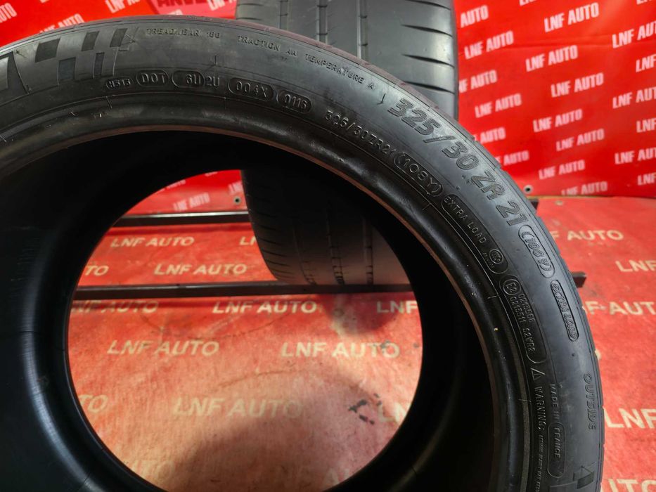Anvelope de VARA - 325/30/21 - Michelin - 5.66 MM - DOT 2016 !
