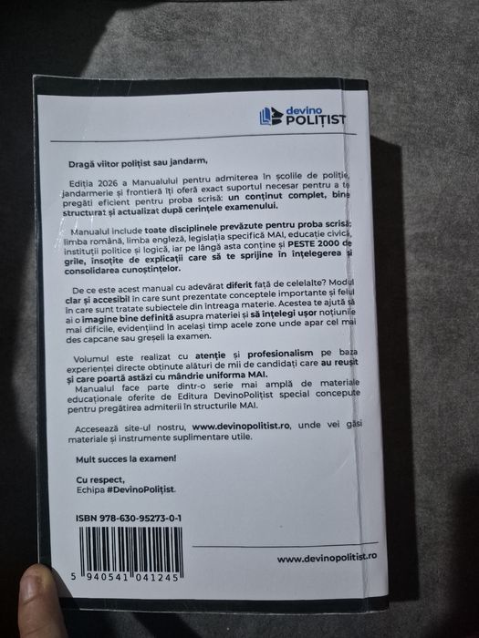 Carte devino politist