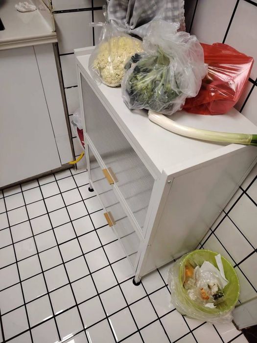 Кухонный шкаф без пыли закрытый|Chang tushmaydigan yopiq oshxona shkaf