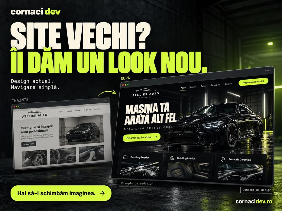 Creare site-uri, magazine online și aplicații Web / iOS / Android