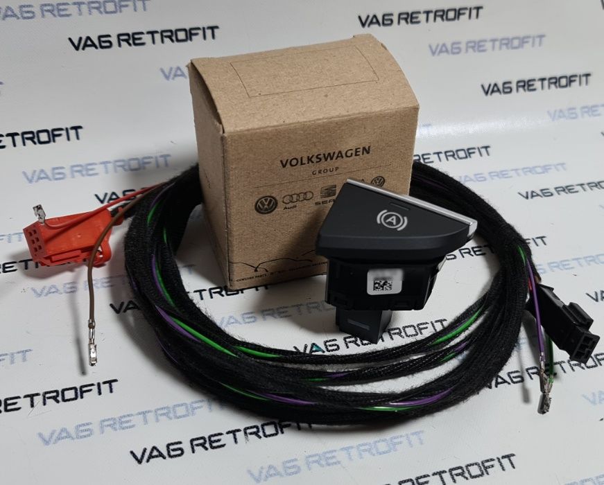 Buton Auto Hold Audi A4 B9 8W A5 F5 Q5 FY Q7 + Cablaj AutoHold