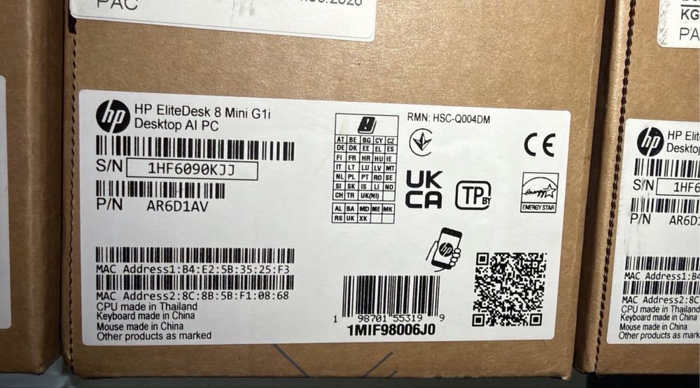 HP EliteDesk 8 Mini G1iN Ultra 7 Preț 3600 lei