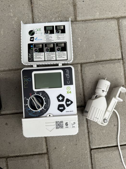 Vand controler de irigatie 6 zone + senzor de poie
