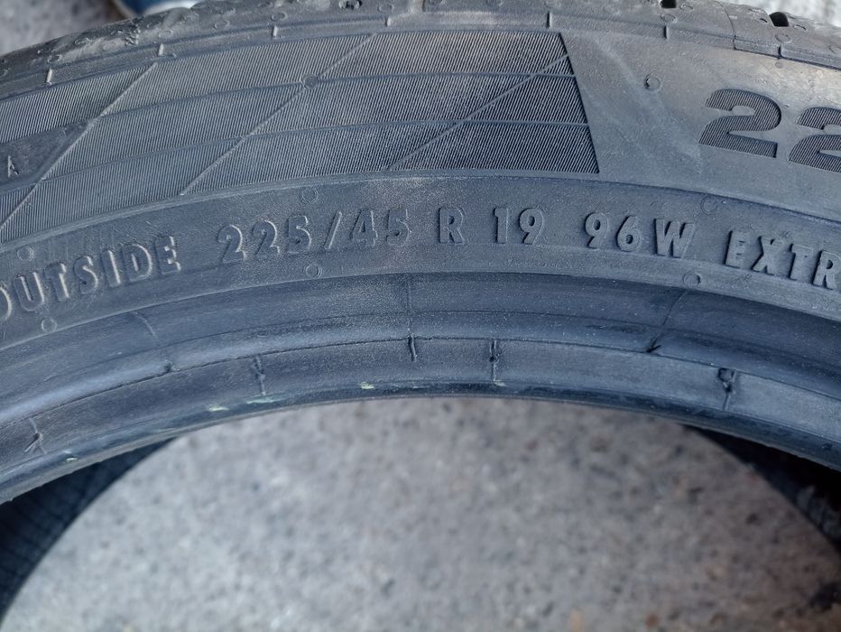 4 anvelope de vara NOI Continental 225/45 R19 dot 4019