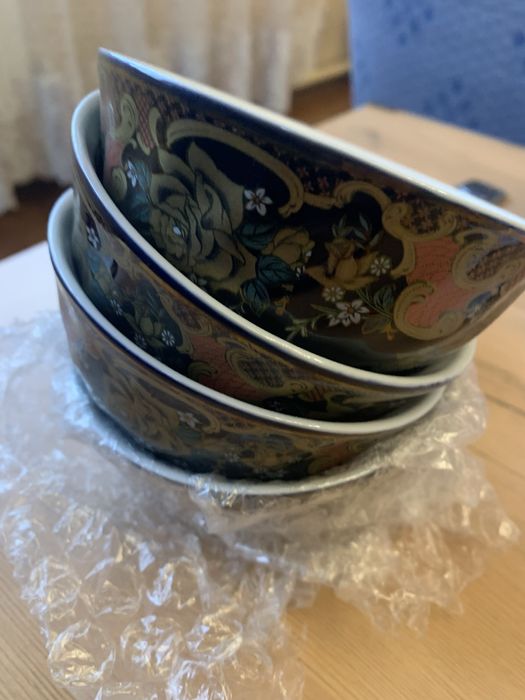 Пиалки Чехия кобальт