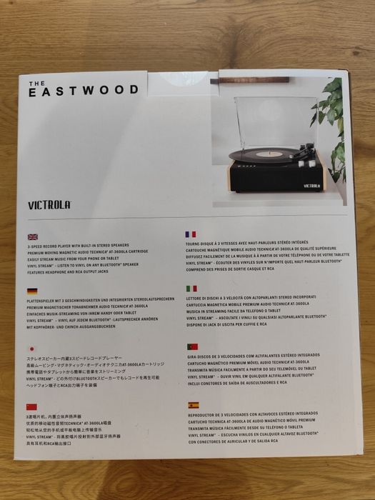Pick-up Victrola Eastwood VTA 72 BAM Black Casetofon
