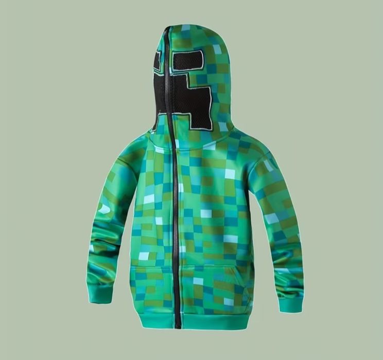 Кофта Minecraft в виде Крипера