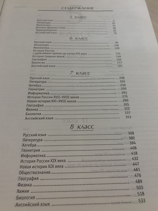 справочник школьника 5-11кл