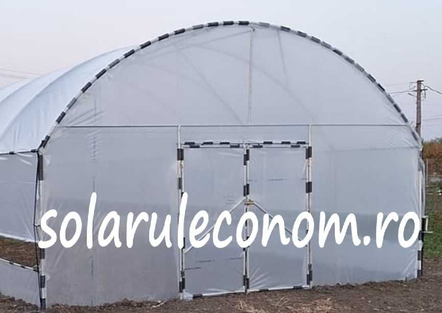 Solarii (sere) de gradina complete, pregatite pentru montaj
