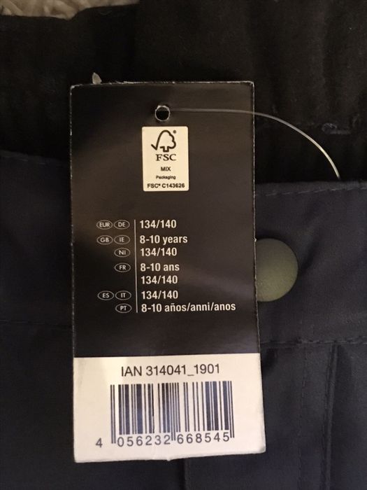 Pantaloni schi copii 10 ani, noi