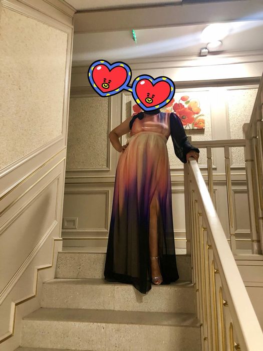 Rochie Lunga Eleganta De Seara Pentru Graviduta