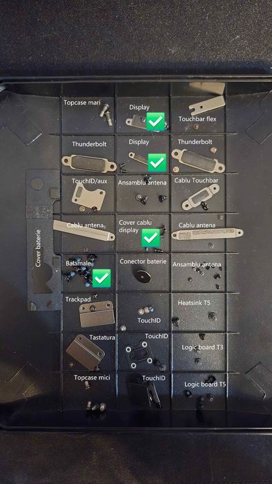 Ansamblu Display MacBook Pro A1989/A2159/A2251/A2289 Space Gray