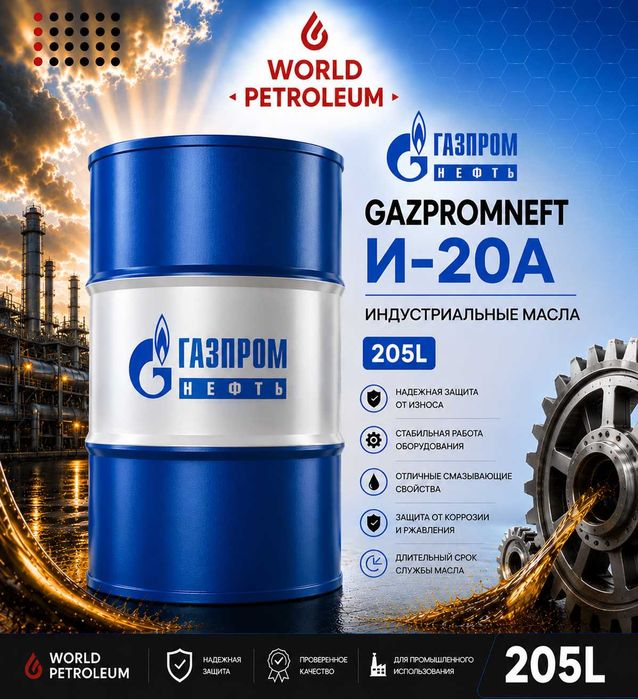 Индустриальные масла Gazpromneft И-20А / И-40А