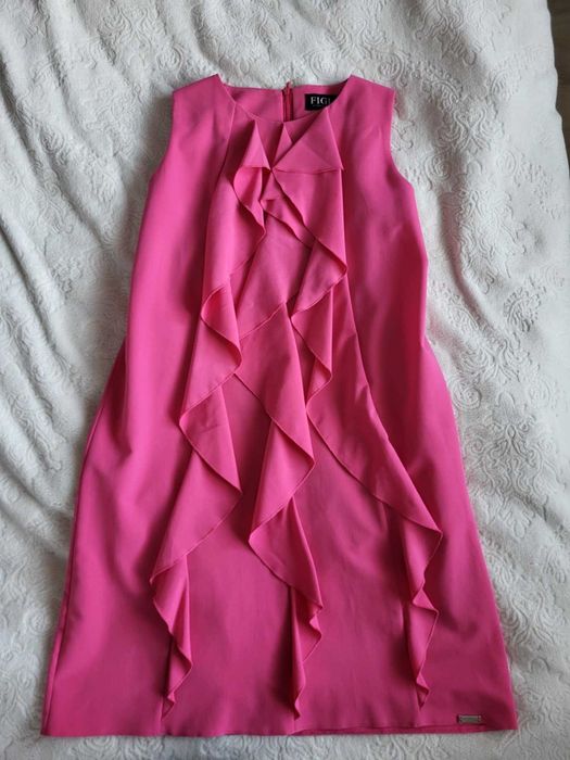 Розова рокля, М размер