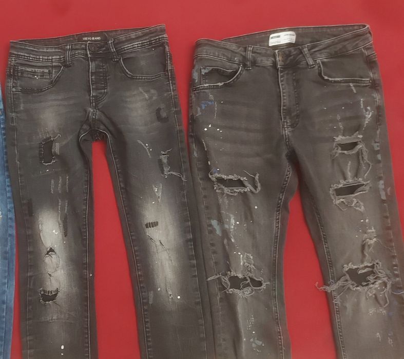 Мъжки дънки два броя от Bershka и Lee you Jeans