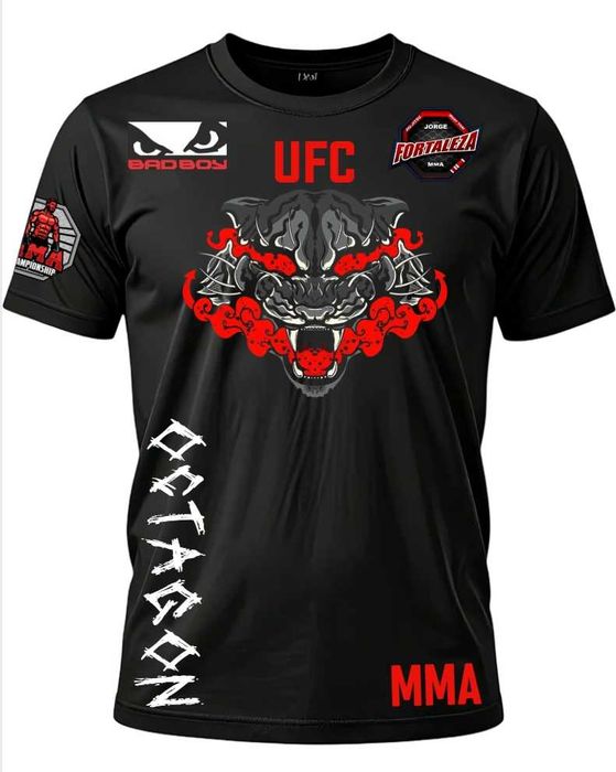 Тениска ММА UFC MMA Fighter Octagon Dominate памучни тениски размери от S-5XL