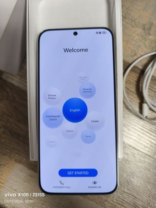 Huawei Pura 70 White 12 GB RAM 256 Gb