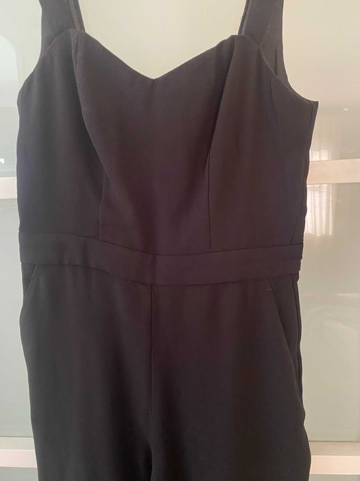 Salopeta lunga, H&M, Neagra, Marimea 38/M, de Vara