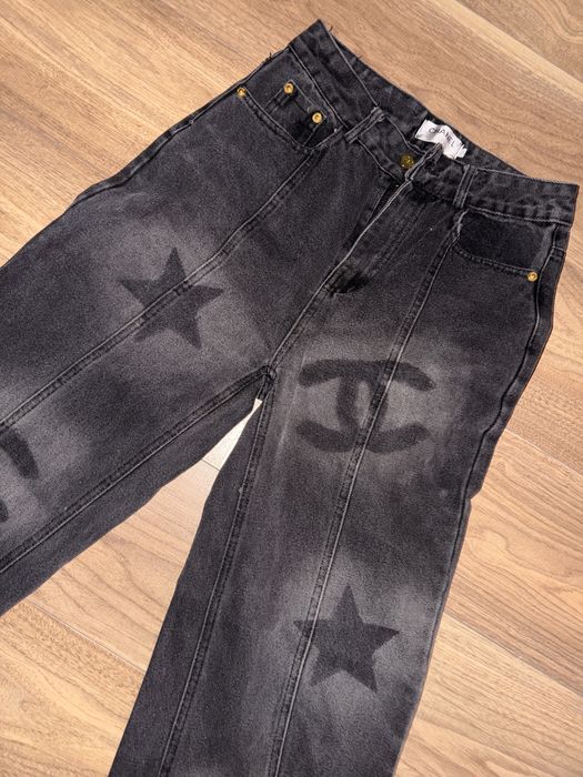 CHANEL дънки с висока талия