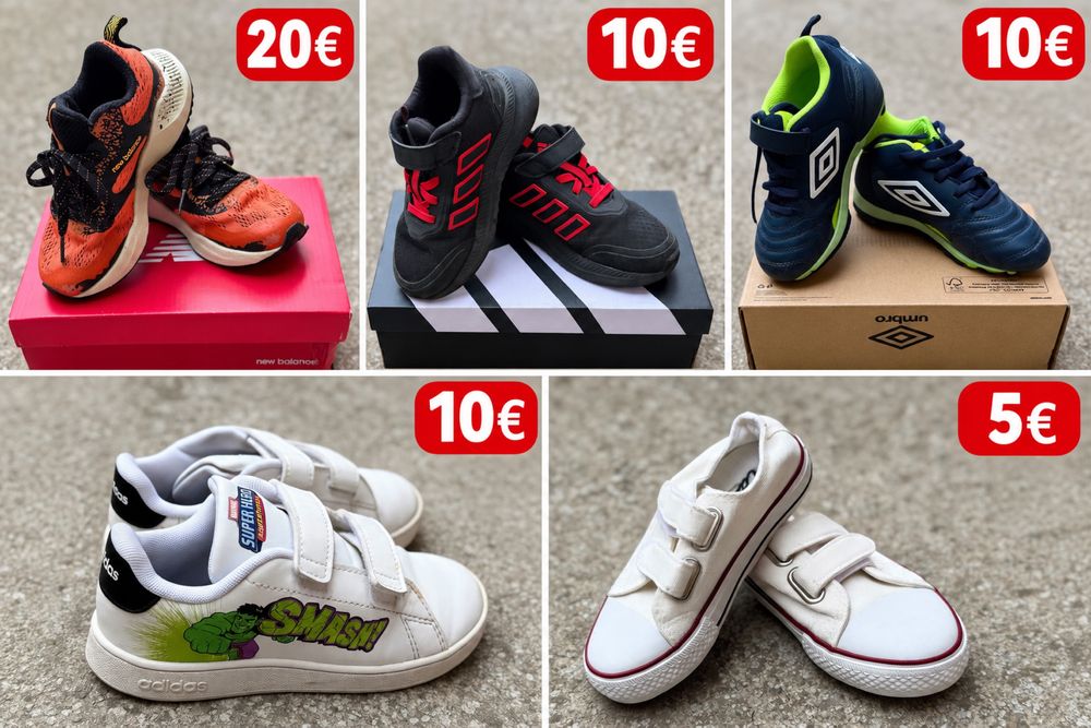 Детски обувки NewBalance/Adidas/Umbro