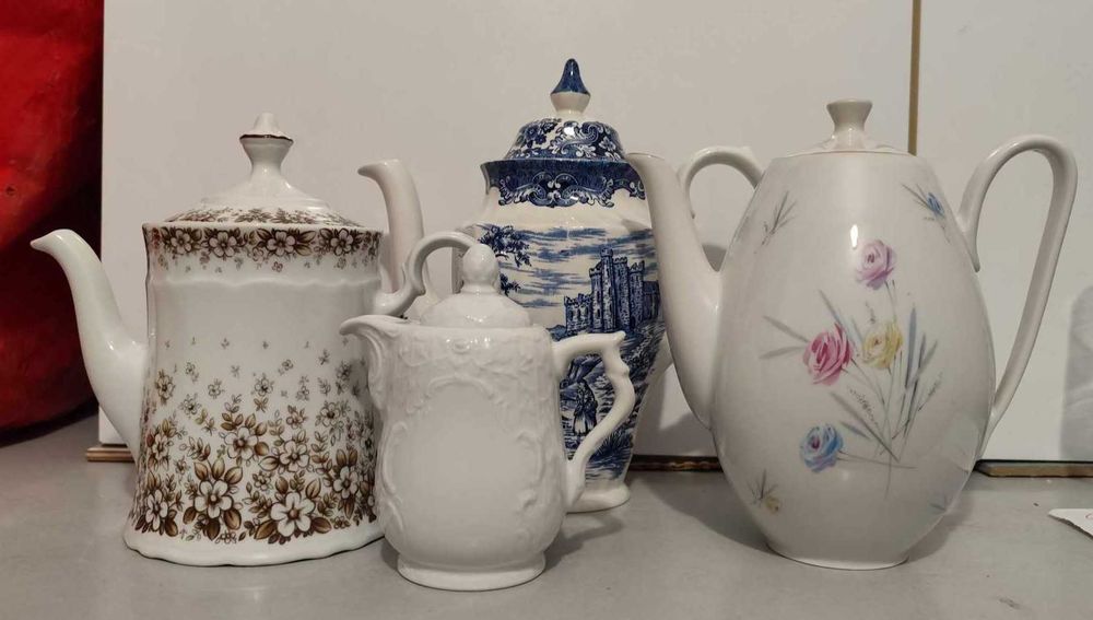 Колекционерски порцеланови чайници Anchor, ROSENTHAL, Behletten и др.