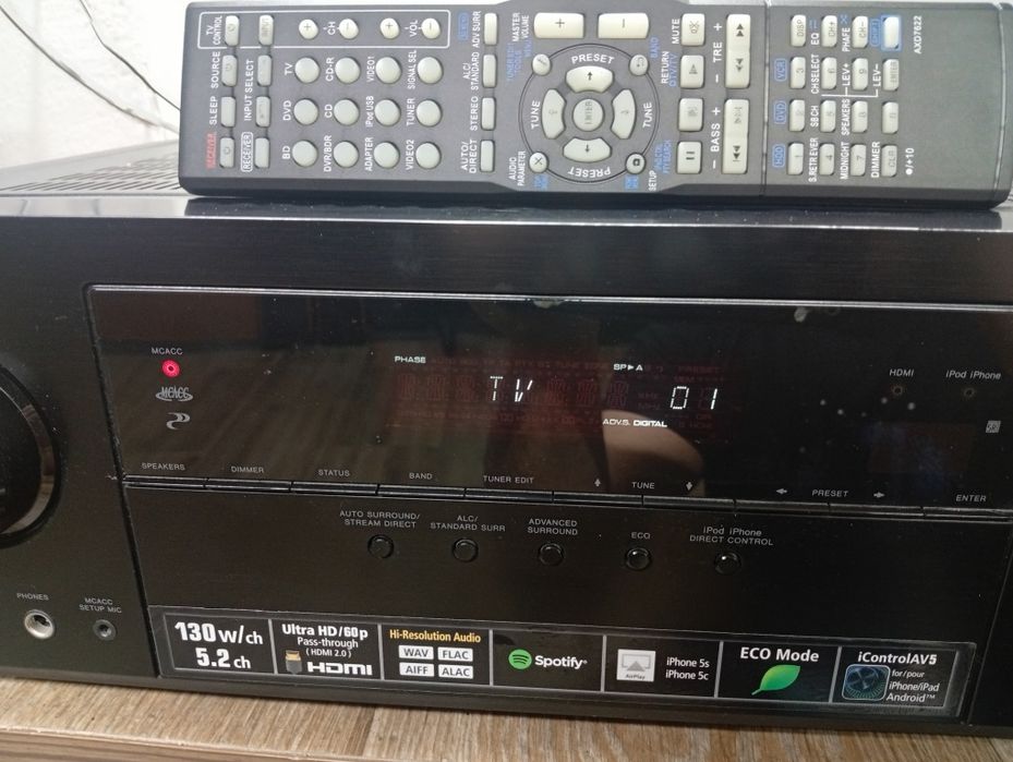 5.2 канален ресивър PIONEER VSX-529K Lan HDMI
