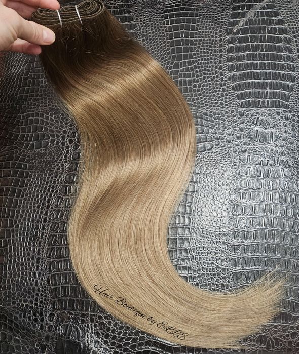 Естествена кестенява коса