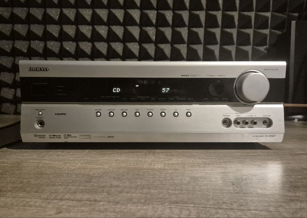 Усилвател / Ресивър Onkyo TX-SR507 – 5.1 AV | HDMI | Dolby TrueHD | DTS-HD Master Audio