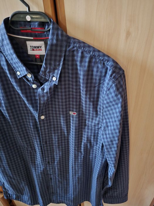 Camasa Tommy Jeans cu eticheta