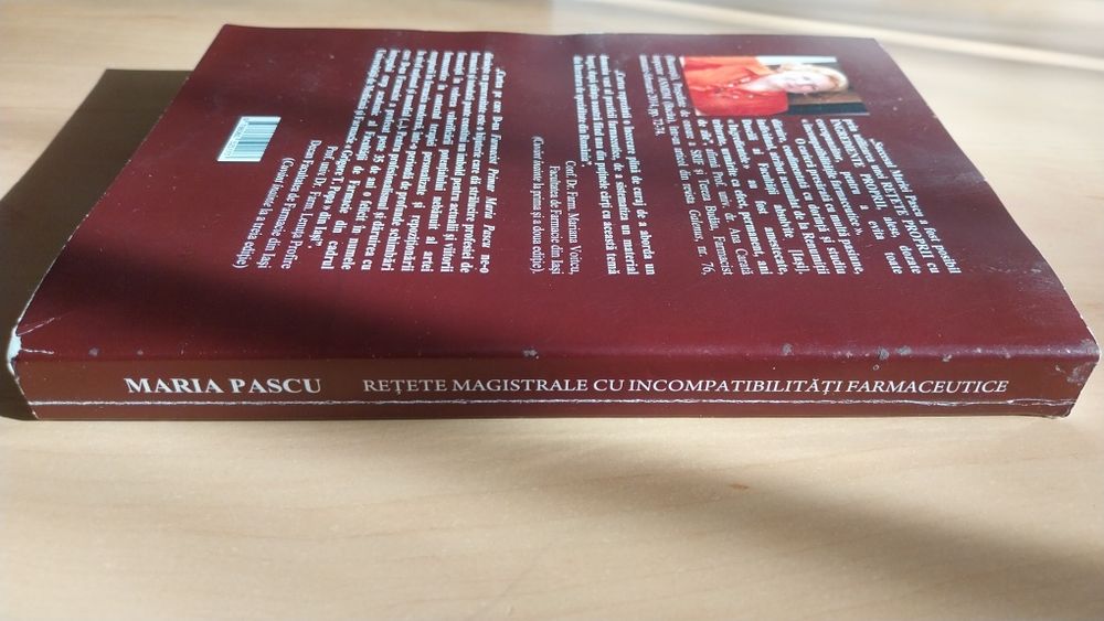 Cartea „Rețete magistrale cu incompatibilități farmaceutice "