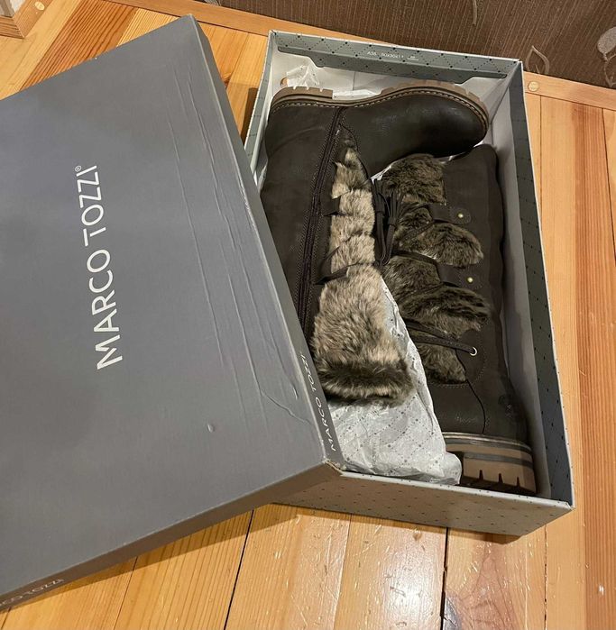 Дамски ботуши естествена кожа