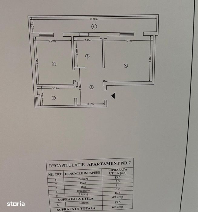 Apartament 2 camere decomandat-63mp - COMISION 0-Bloc intabulat