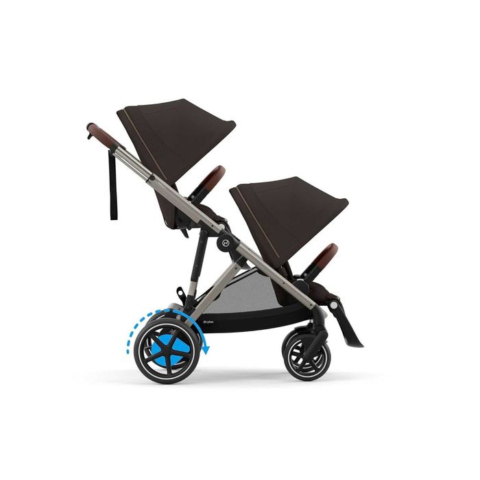 ПРОМО Нова Детска Бебешка Електрическа Количка за Близнаци Cybex Gold E-Gazelle S, 0-4г, до 22 кг