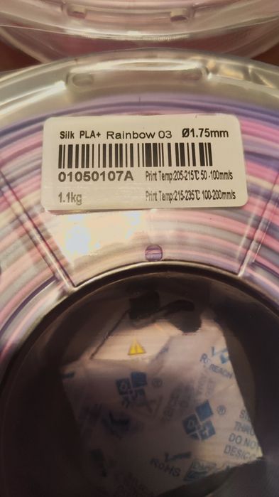 Филамент за 3д принтер Filament Pla, petg, rainbow