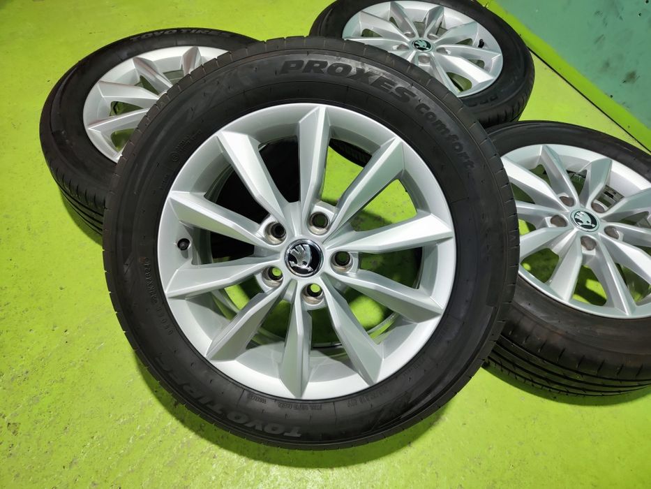 16 5x112 Skoda Octavia лети джанти 205/55/16 5х112 шкода 205/55/16