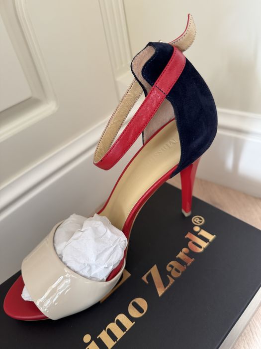 Дамски сандали на ток Massimo Zardi – размер 39 – НОВИ – с кутия