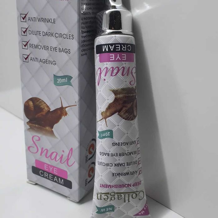 Куз атрофига суртиладиган Collagen cream Snail