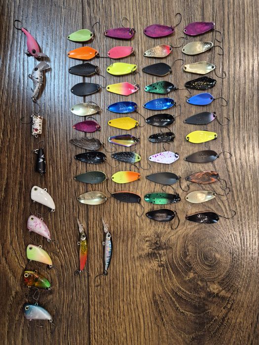 Блесна и воблера на форель