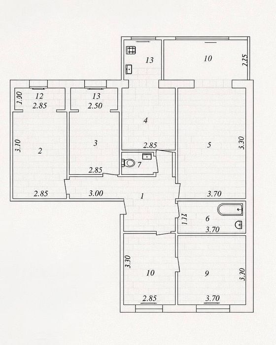 Квартира  Дархан, Bon 5/4/9 108 кв.м