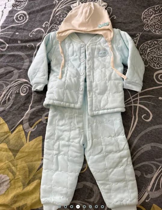 Теплые вещи на мальчика до 1 года