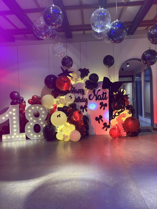 Aranjamente cu baloane Majorat